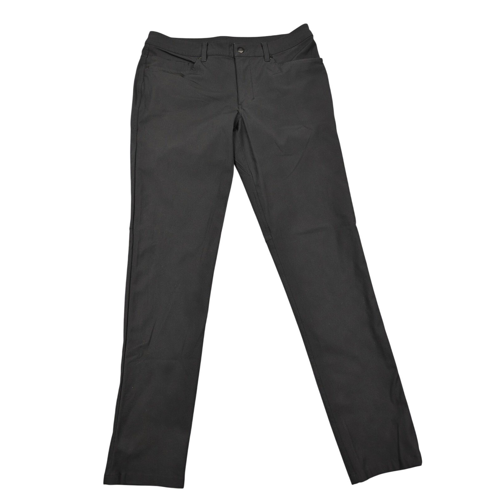 Lululemon Pants Mens 32 Black Slim Fit Stretch Chino Microfiber Casual Travel